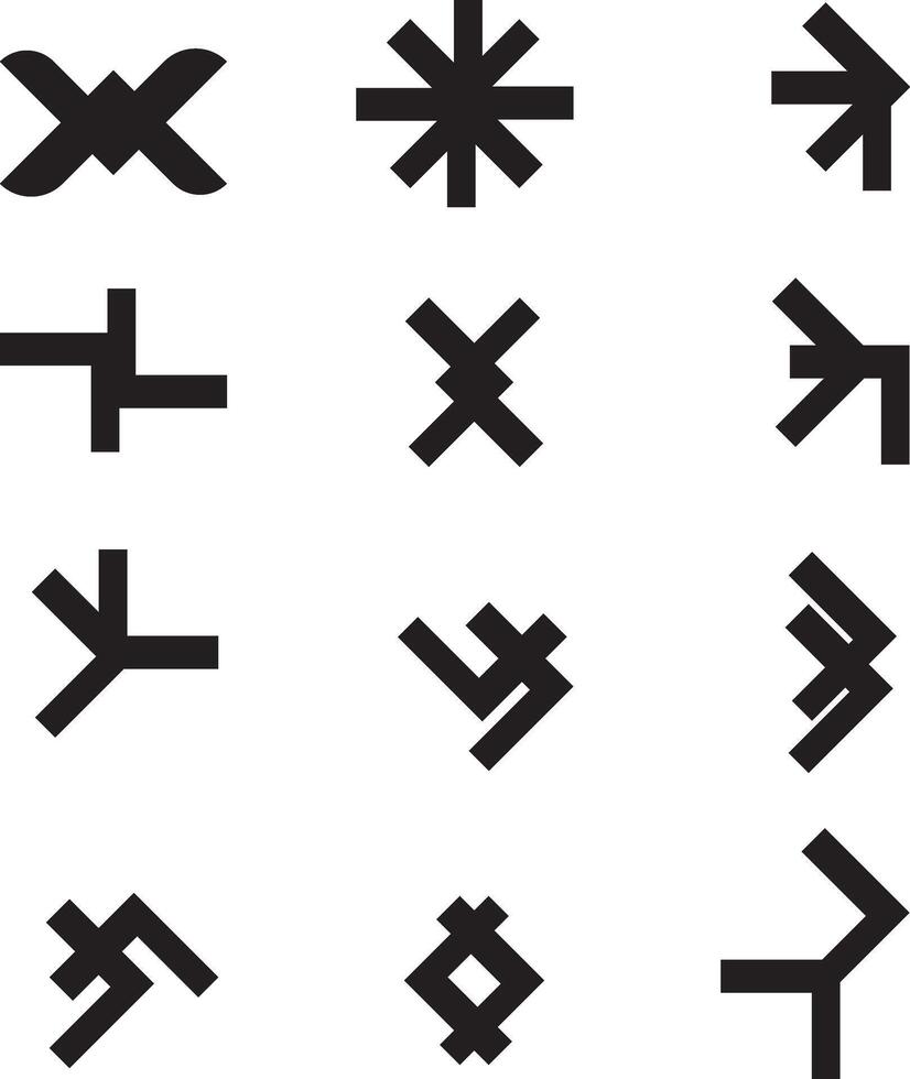 Sign elements design vector