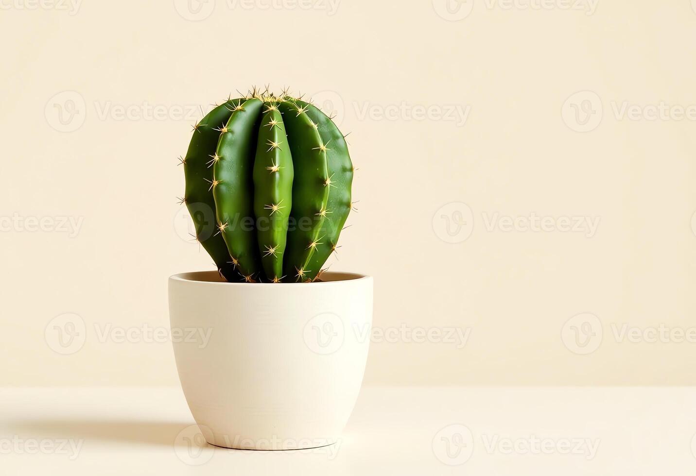Elegant Cactus in Minimalist Pot photo