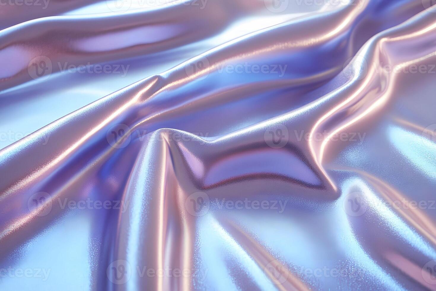 Iridescent Silk Fabric with Blue and Pink Metallic Shine - Luxurious Abstract Background for Design photo
