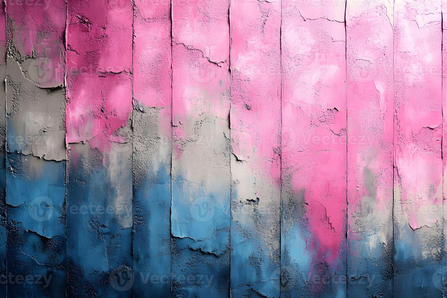 Abstract Textured Background with Pink and Blue Paint Strokes for Creative Design photo