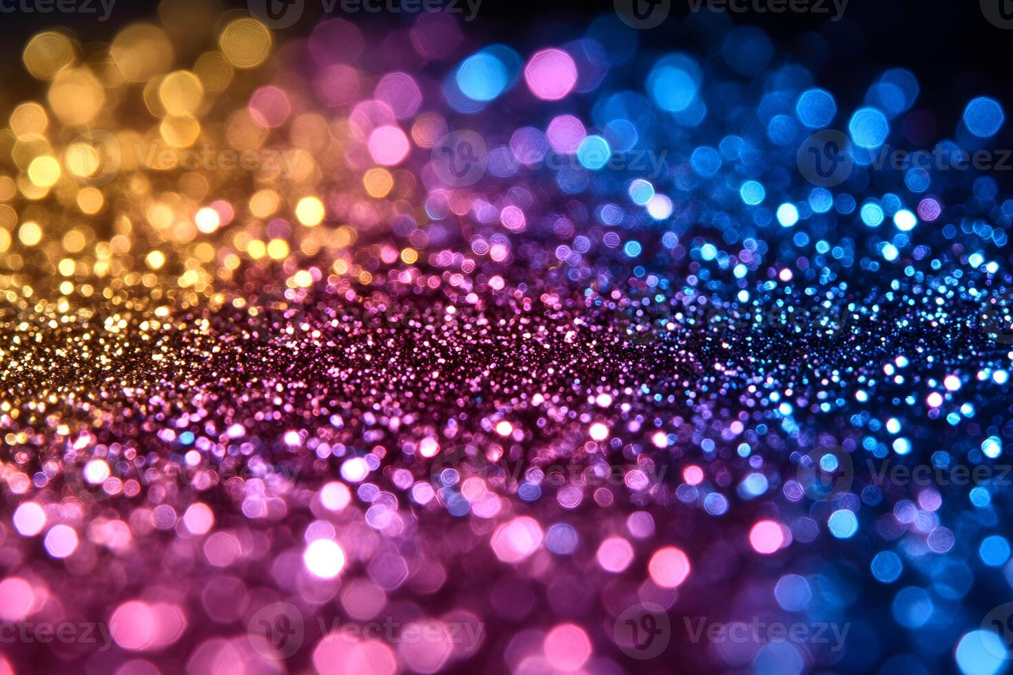Vibrant Color Gradient with Glowing Bokeh Effect for Festive Designs photo