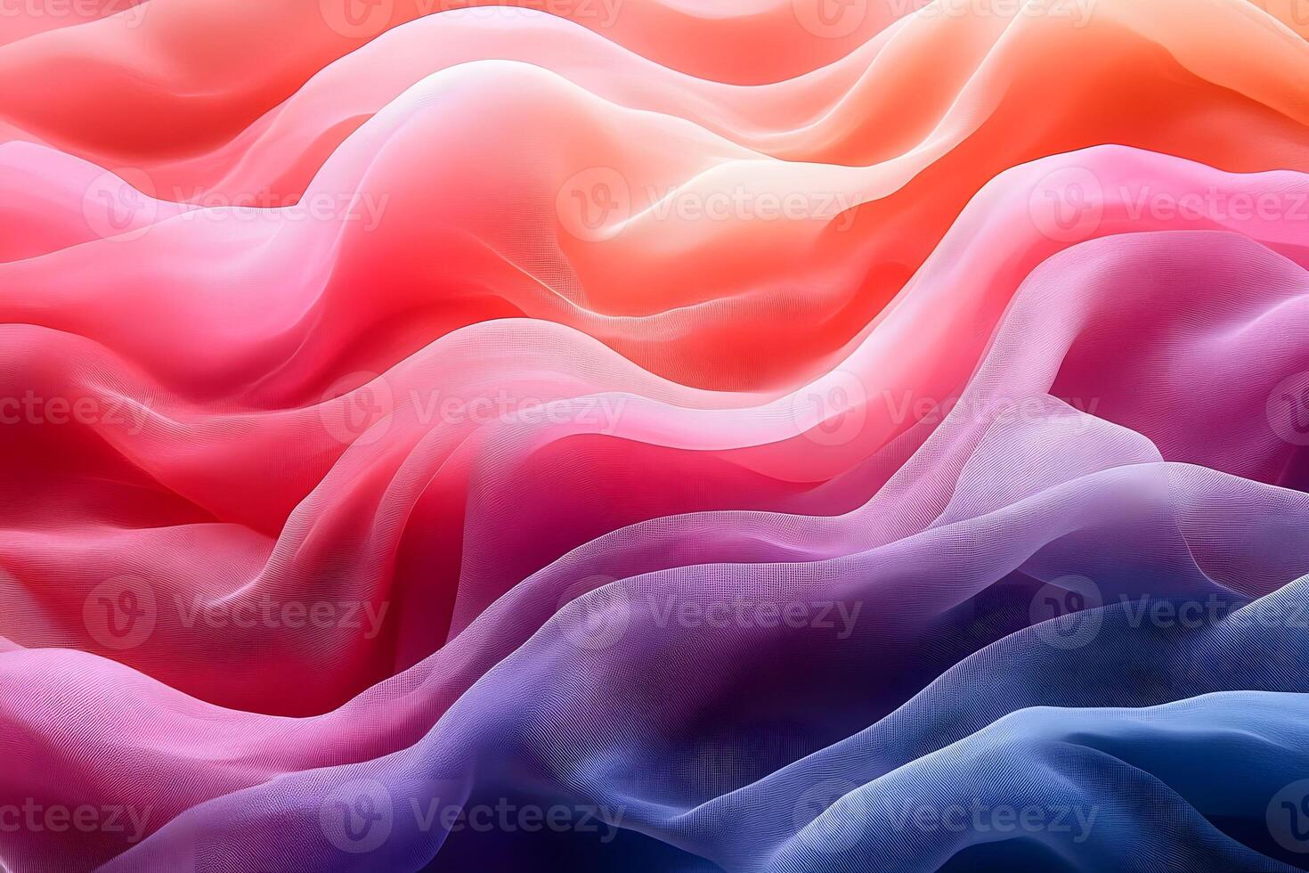 Vibrant Gradient Silk Waves for Abstract Design Projects photo