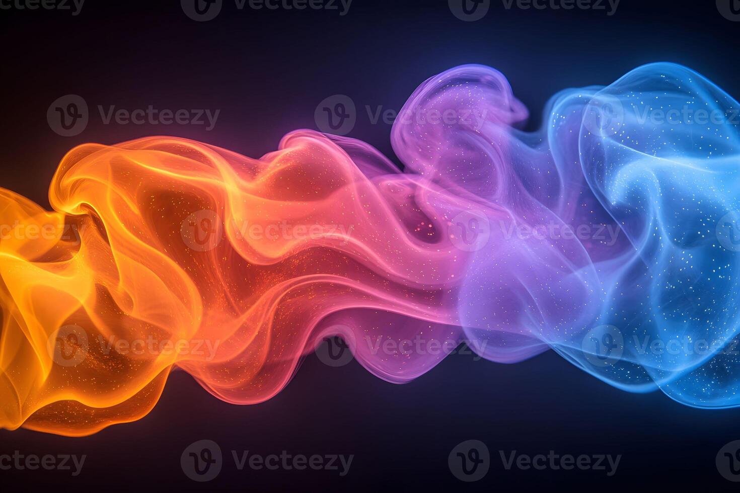 Abstract Colorful Smoke in Motion - Digital Art for Design and Inspiration photo