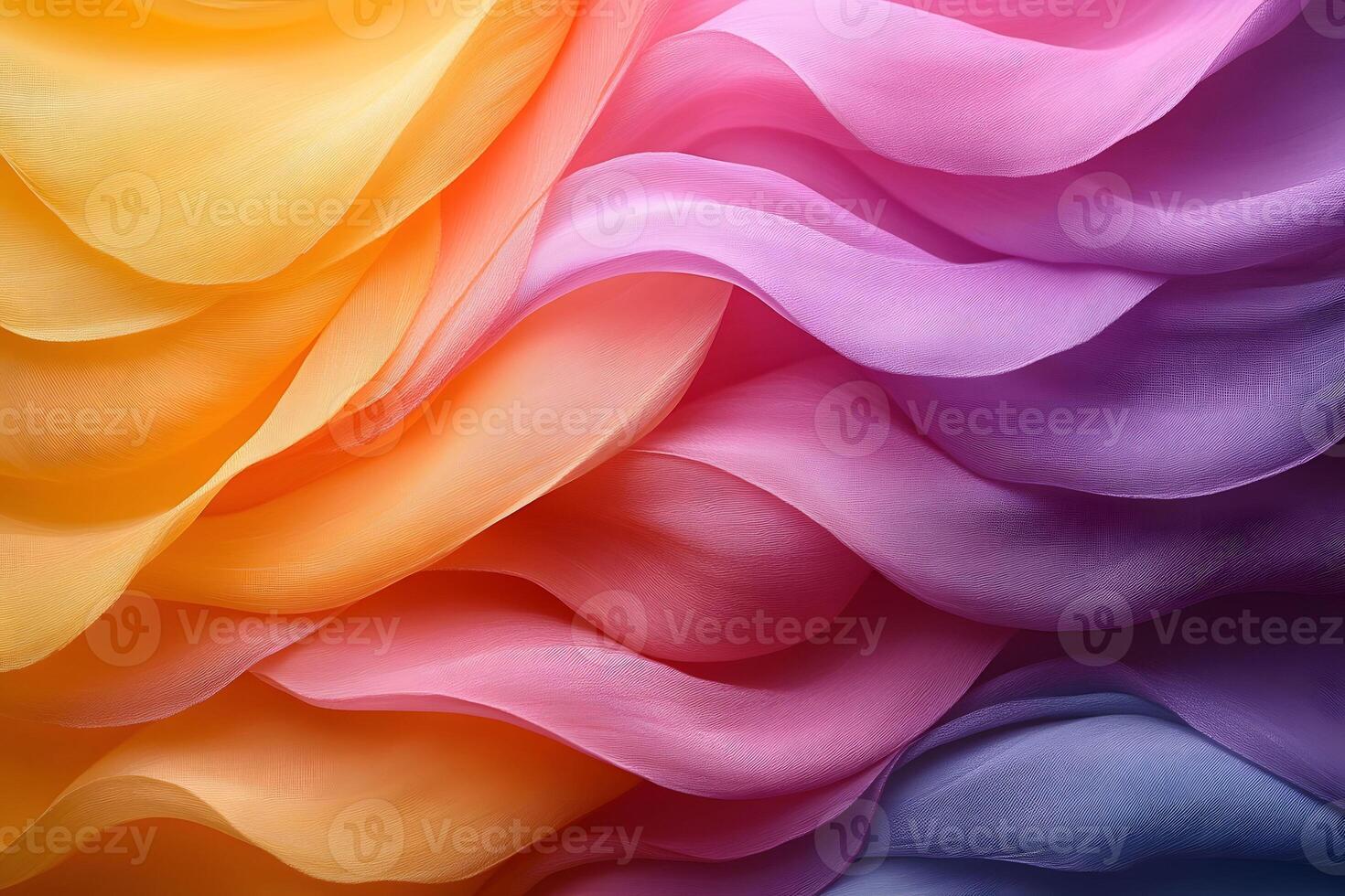 Abstract Flowing Fabric Pattern in Warm and Cool Tones - Ideal for Design and Decor photo