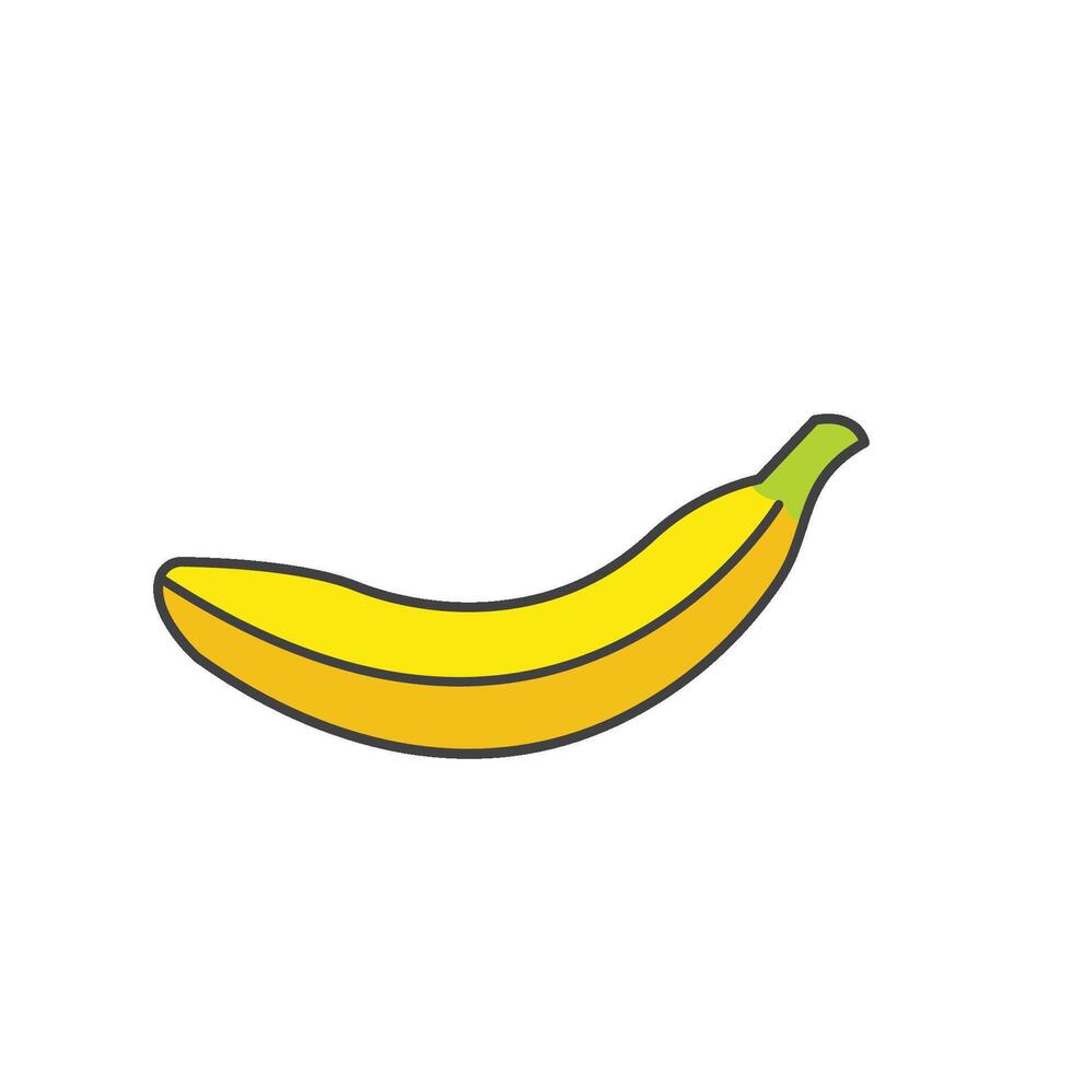 banana icon illustration design, vector
