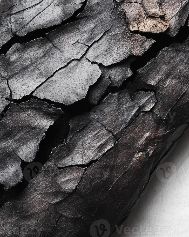 Close-Up of Cigar Ash Creating Intricate, Delicate Patterns on White Surface photo