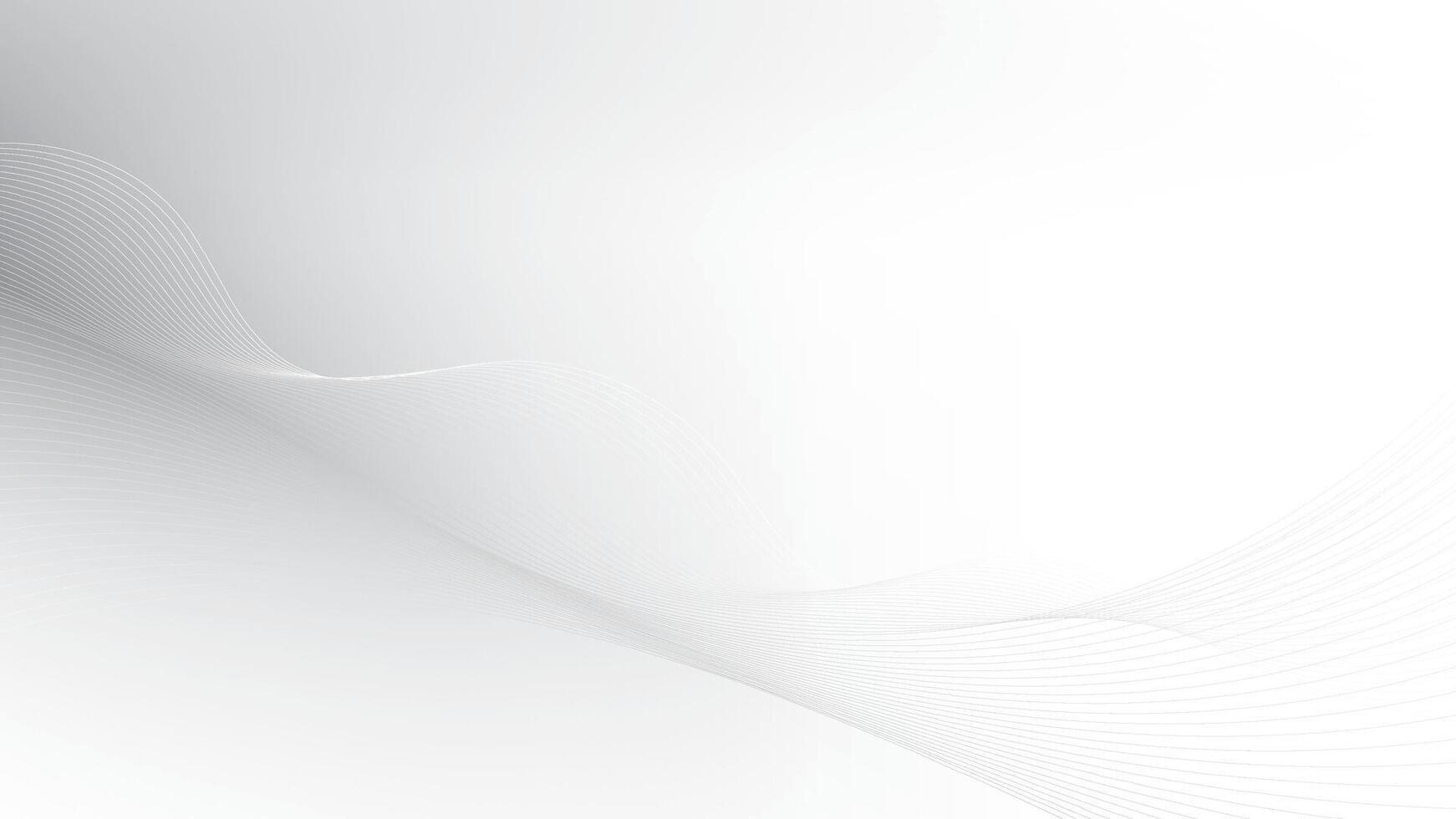 Abstract white and gray color, modern design stripes background with curve lines, wavy pattern,illust vector
