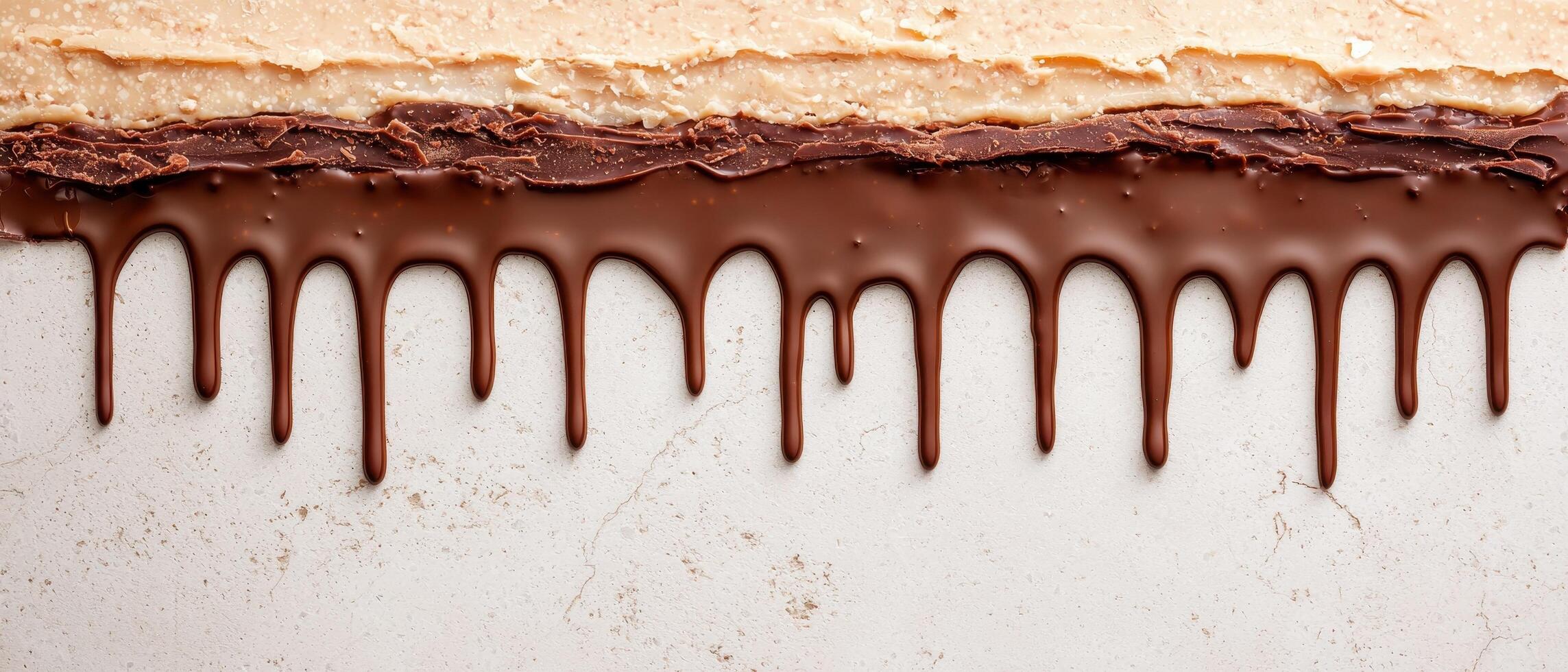 Delicious chocolate dripping cake bakery food photography cozy kitchen close-up indulgence photo