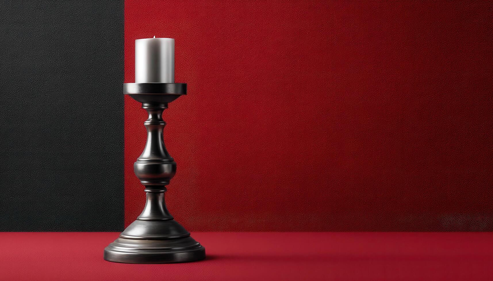 Candlelit ambiance artistic studio high-contrast image textured background dramatic view warmth concept photo