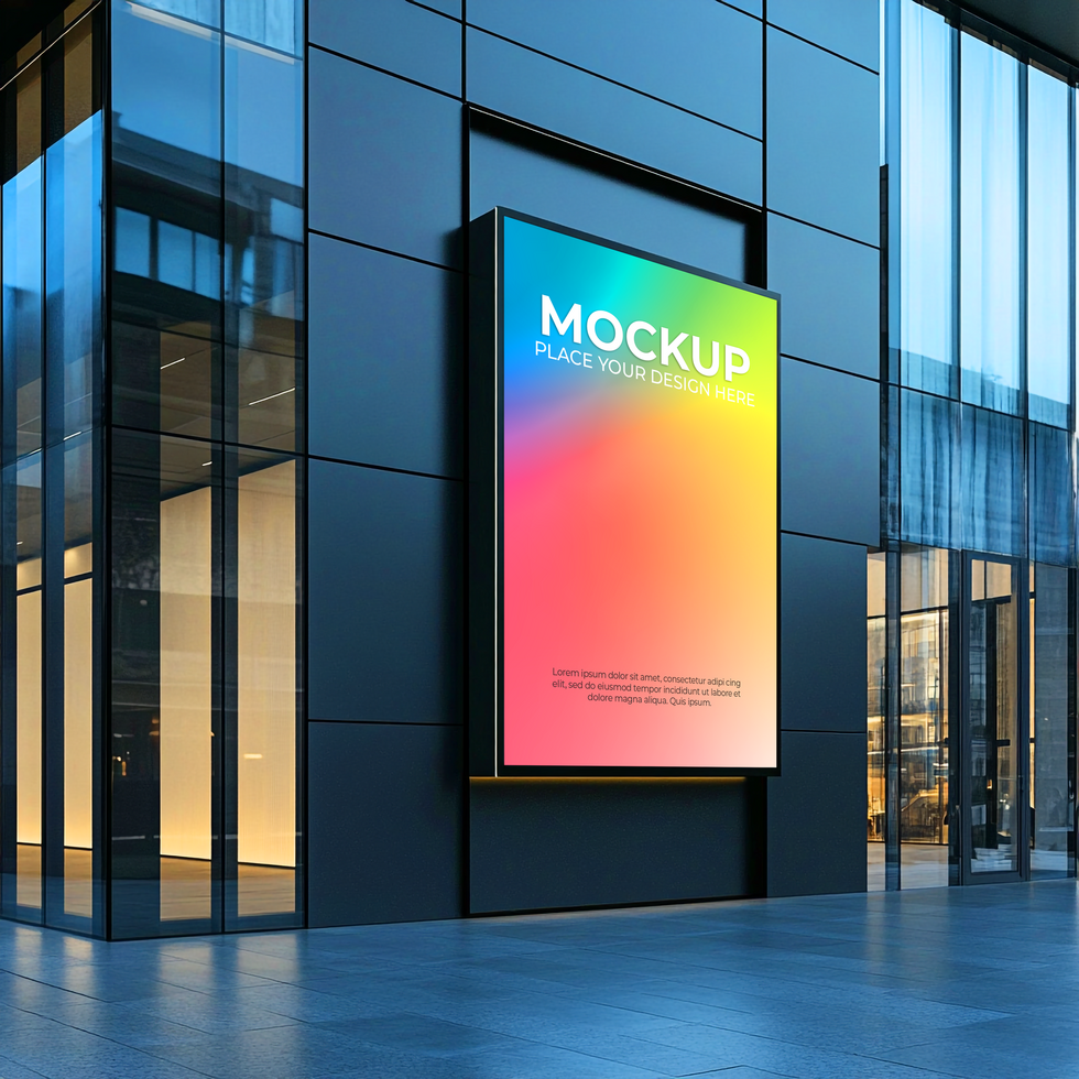 Street View Shop Mockup for Branding psd