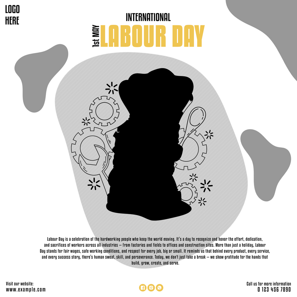 International Labour Day Celebration for Social Media Post psd