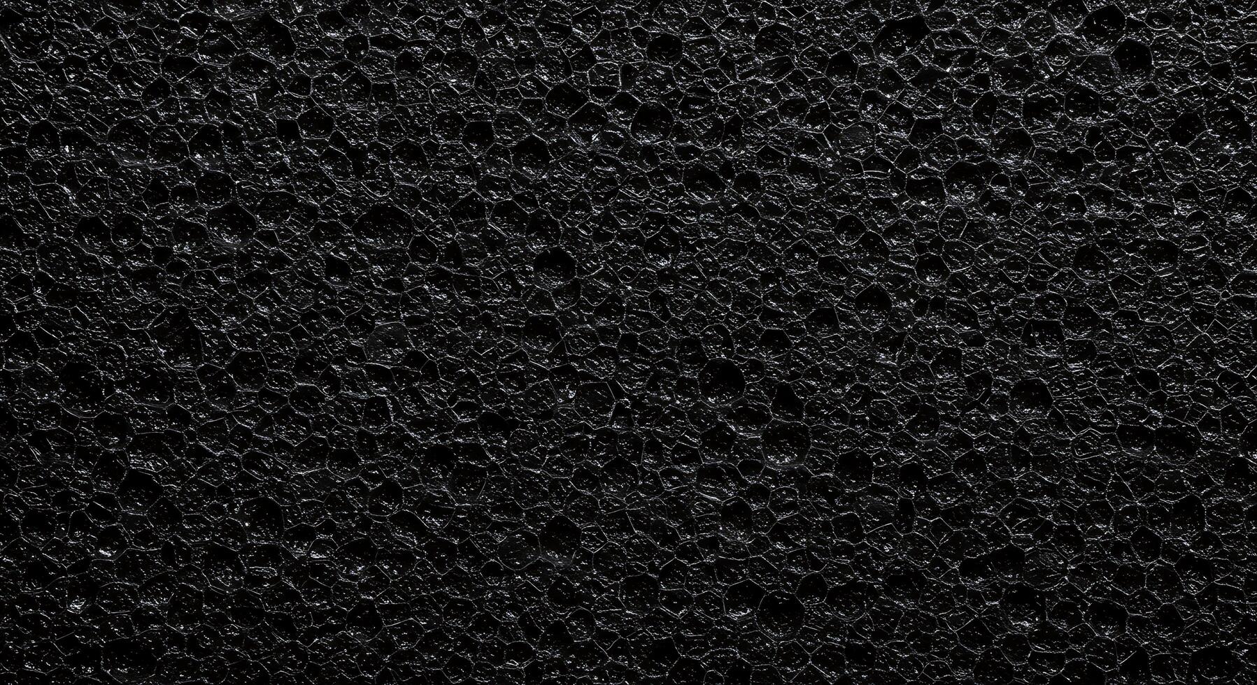 Abstract Black Texture with Irregular Cell-Like Pattern and Subt photo