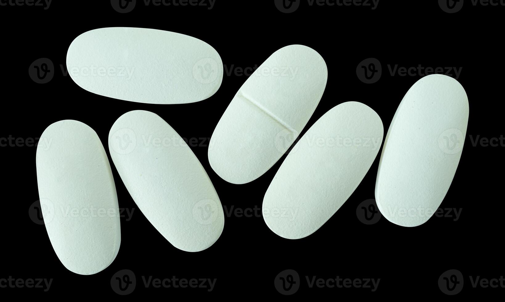 flat lay of drug pills photo