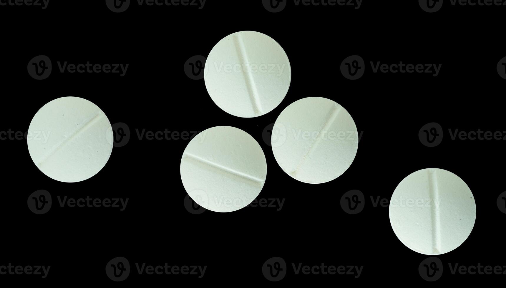 white antibiotic pills isolated photo