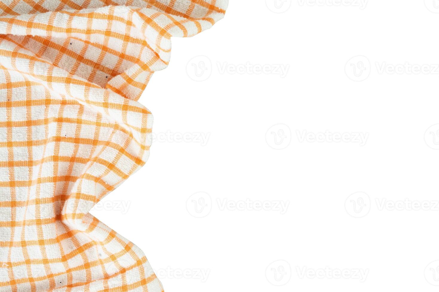 wavy napkin fabric texture for banner copy space photo