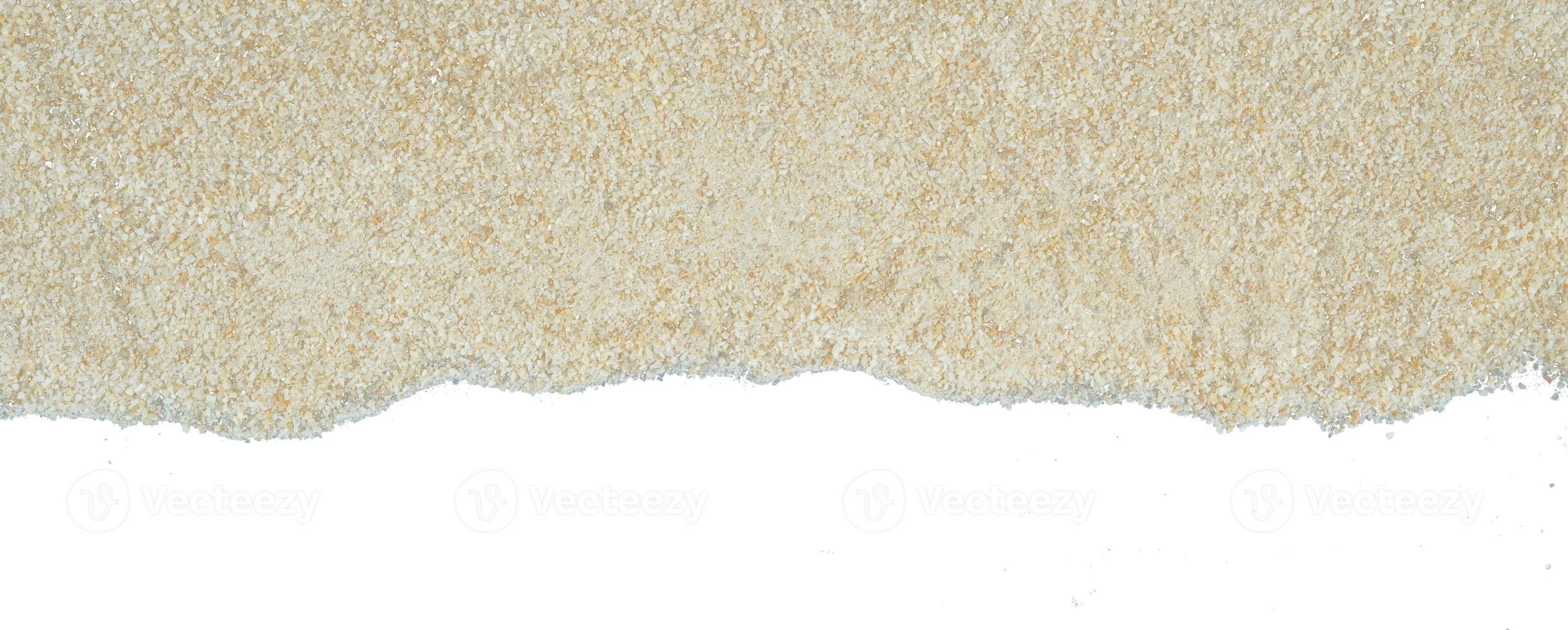Beach sand border for element photo