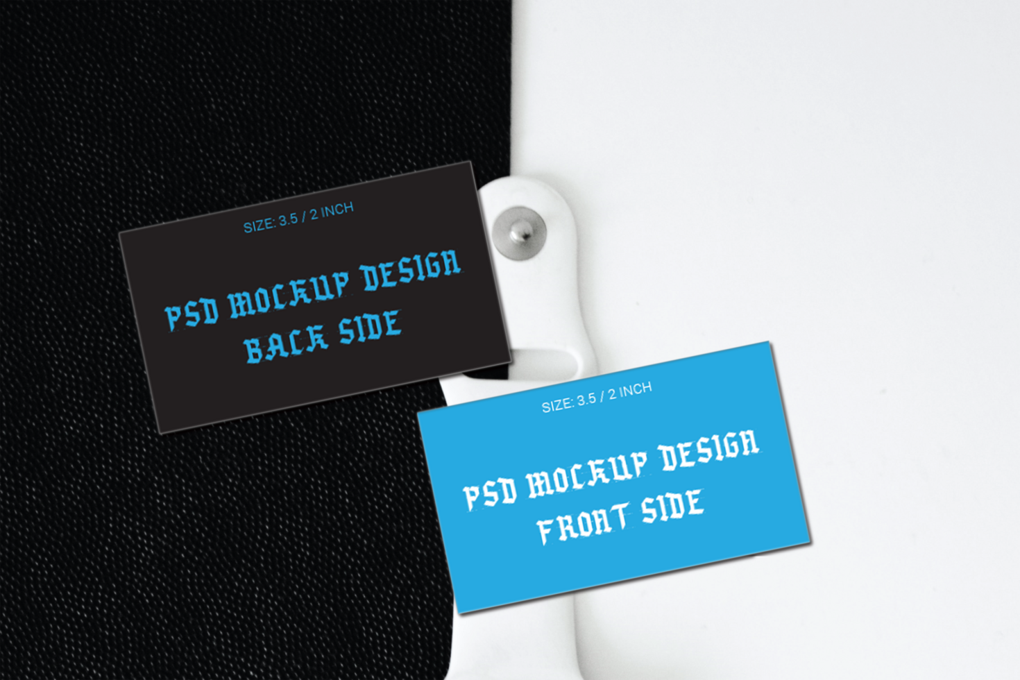 The Best Double Side Business Card Flash Cards Gift Card Visiting Card or Thank You Cards Adobe Photoshop Mockup File psd