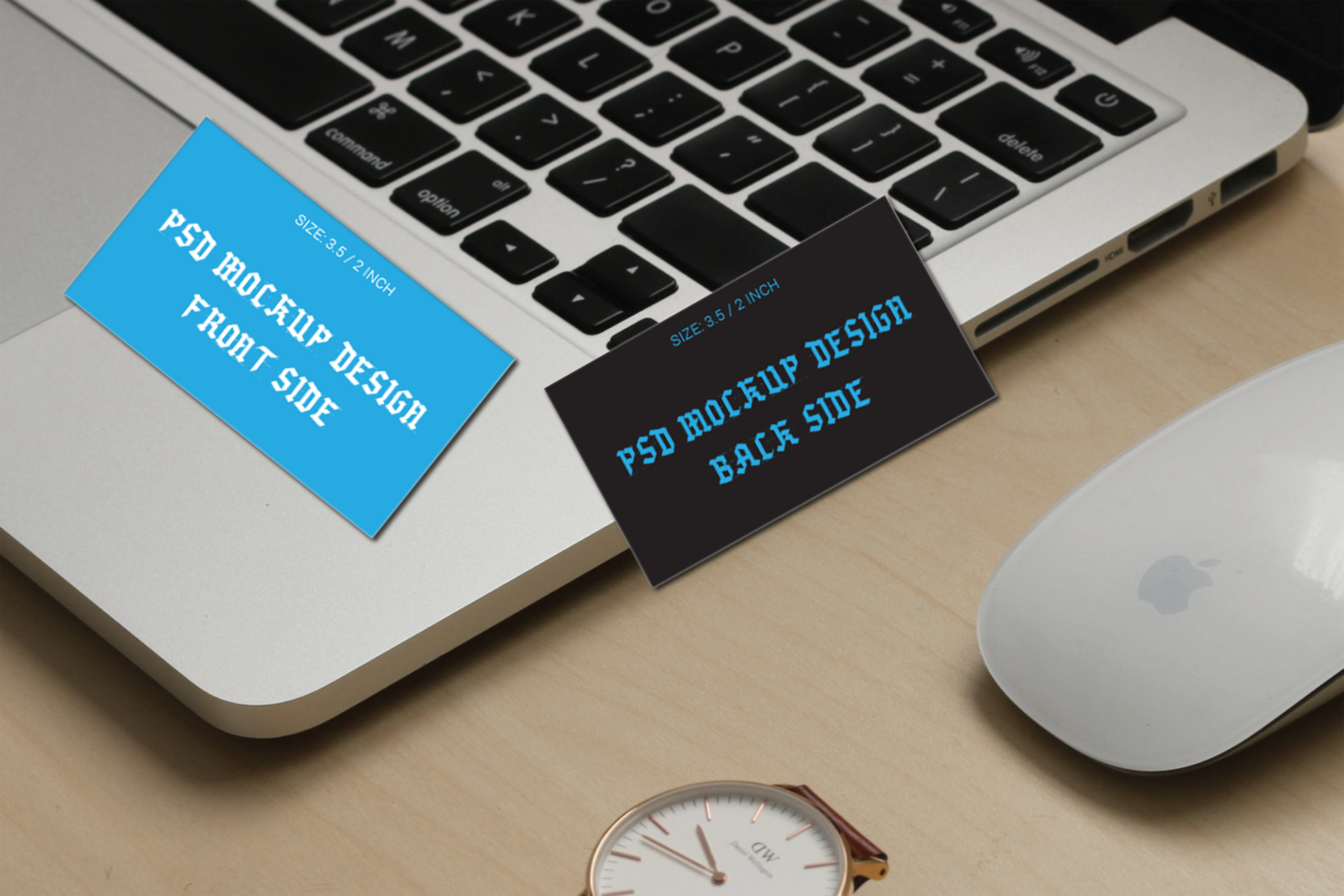 The Best Double Side Business Cards Flash Cards Gift Cards Visiting Cards And Thank You Cards Photoshop Mockup Files psd