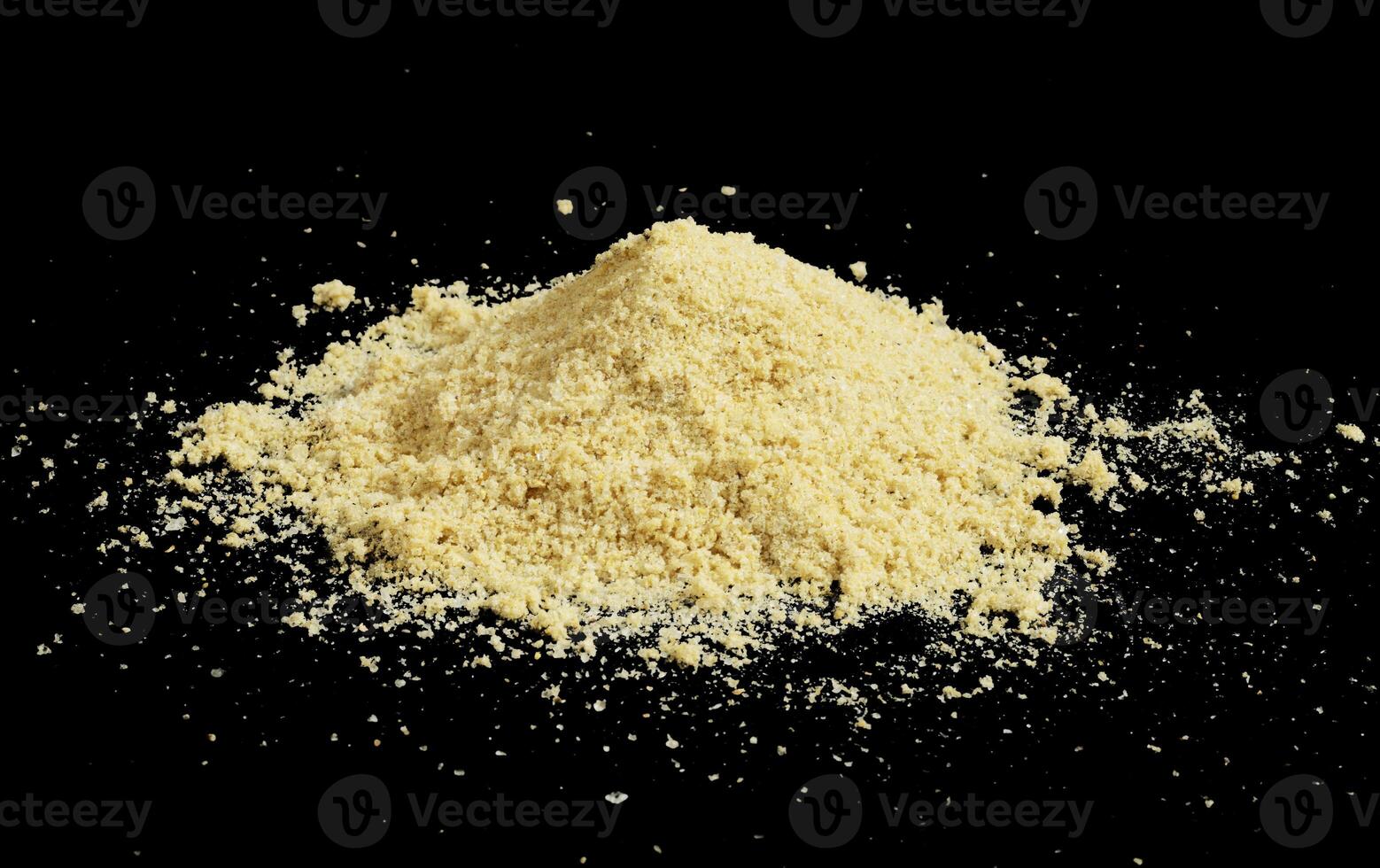 heap of flavoring powder ingredient isolated photo