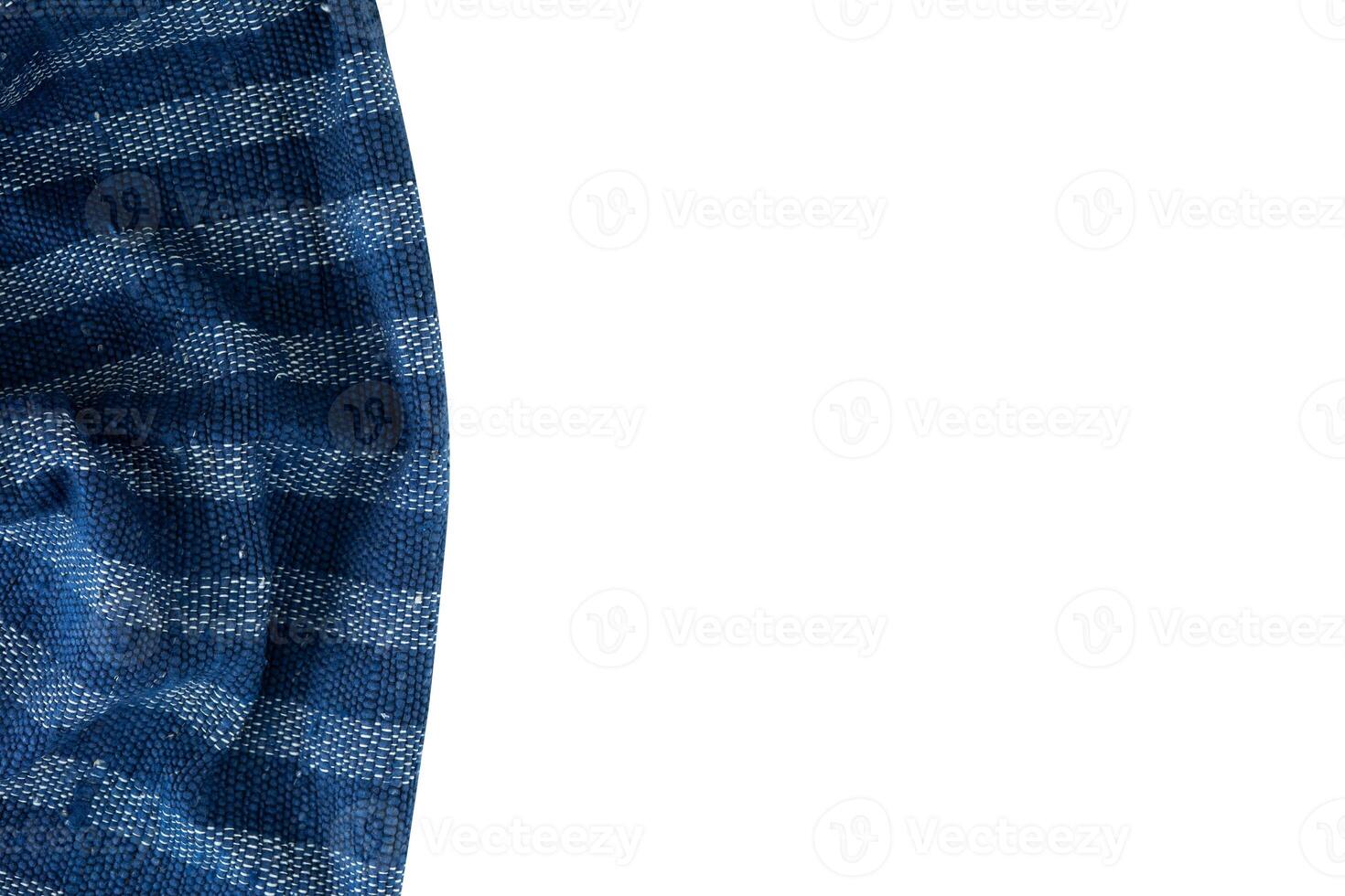 blue cloth fabric texture copy space photo