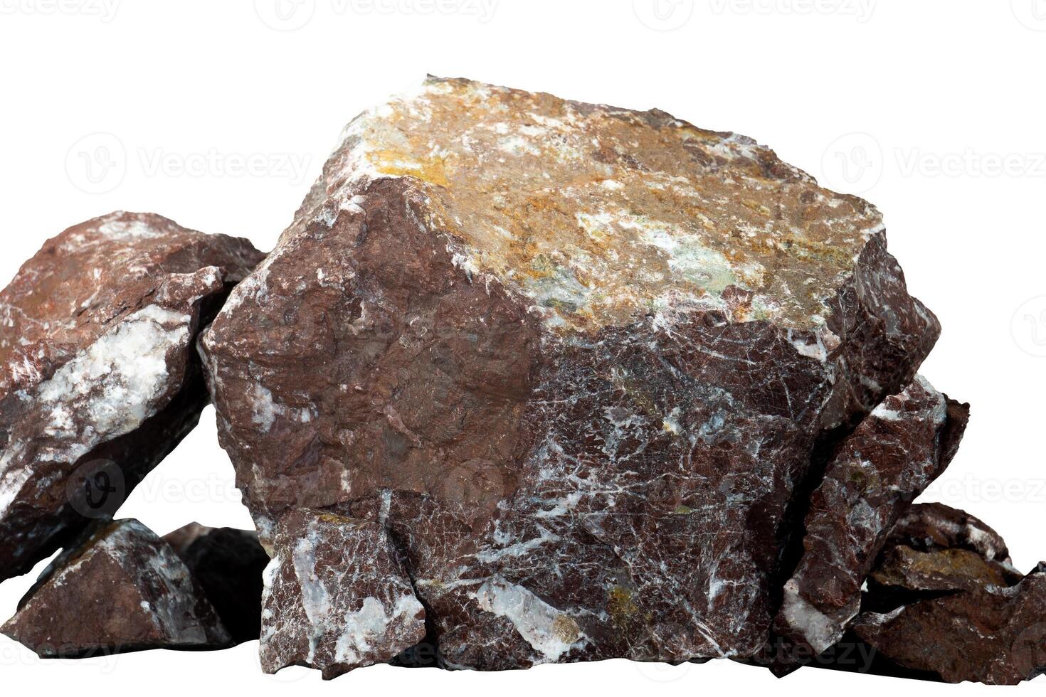 raw stone texture isolated photo