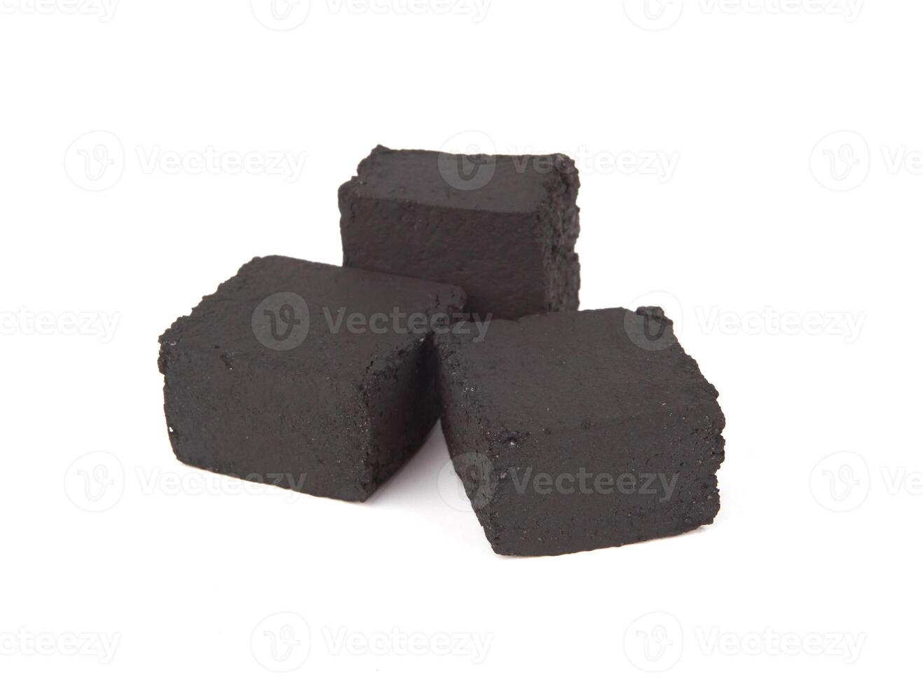 Coal isolated on a white photo