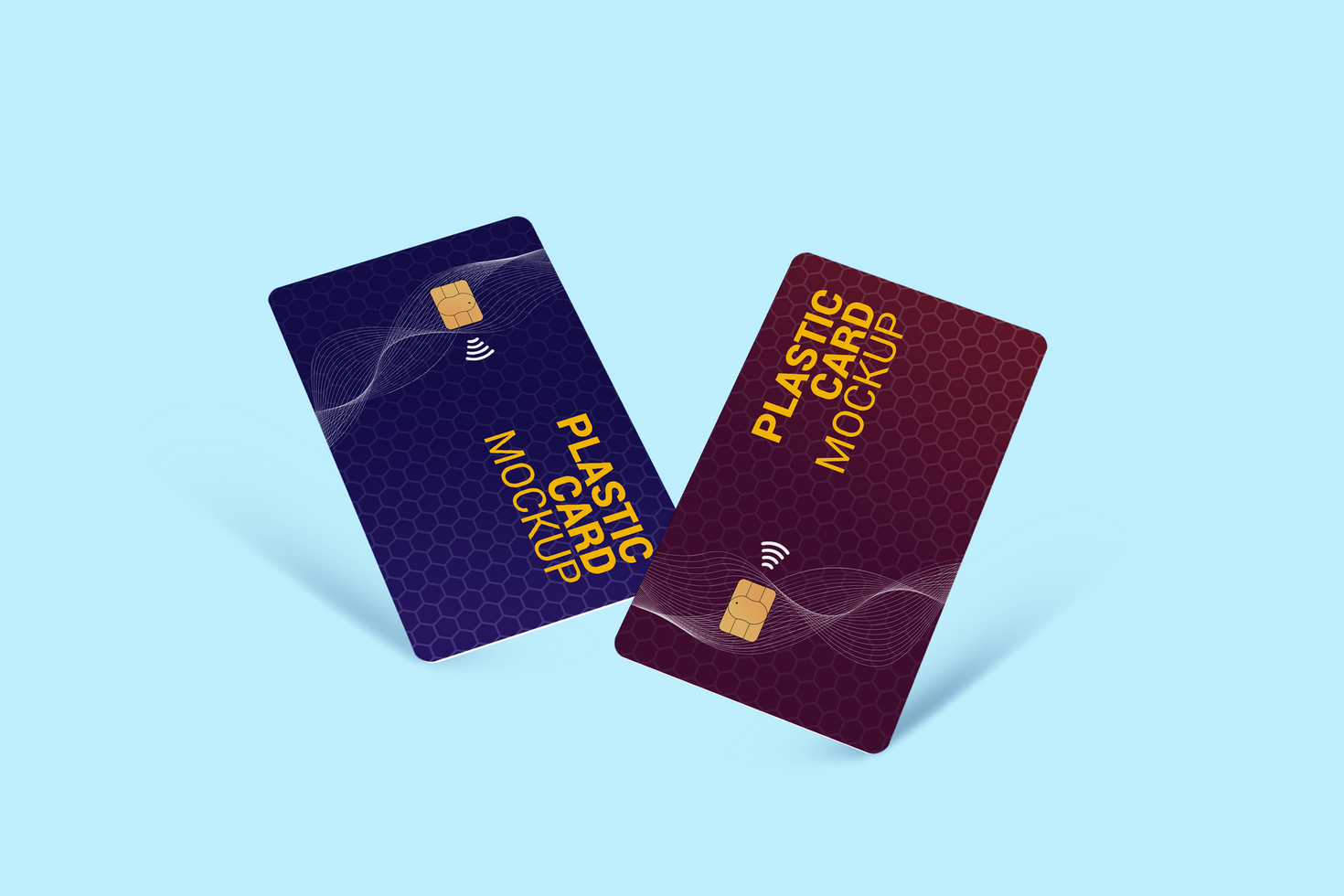 Plastic Card Smart Card Credit Card Mockup psd