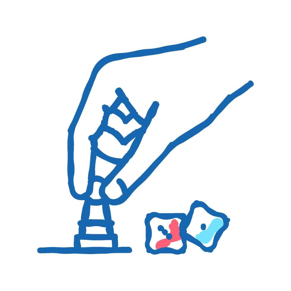 playing game icon doodle illustration vector