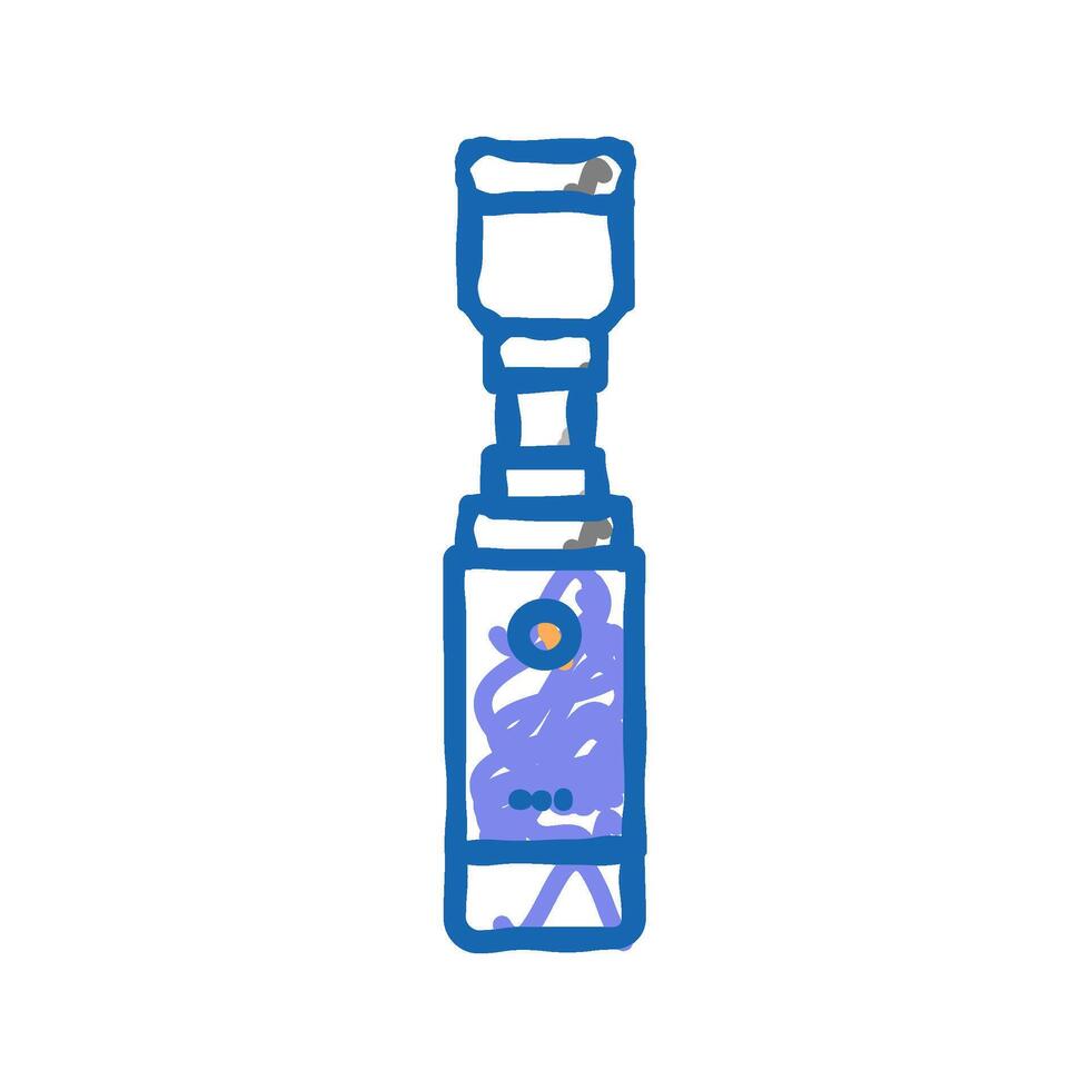 selfie stick icon doodle illustration vector
