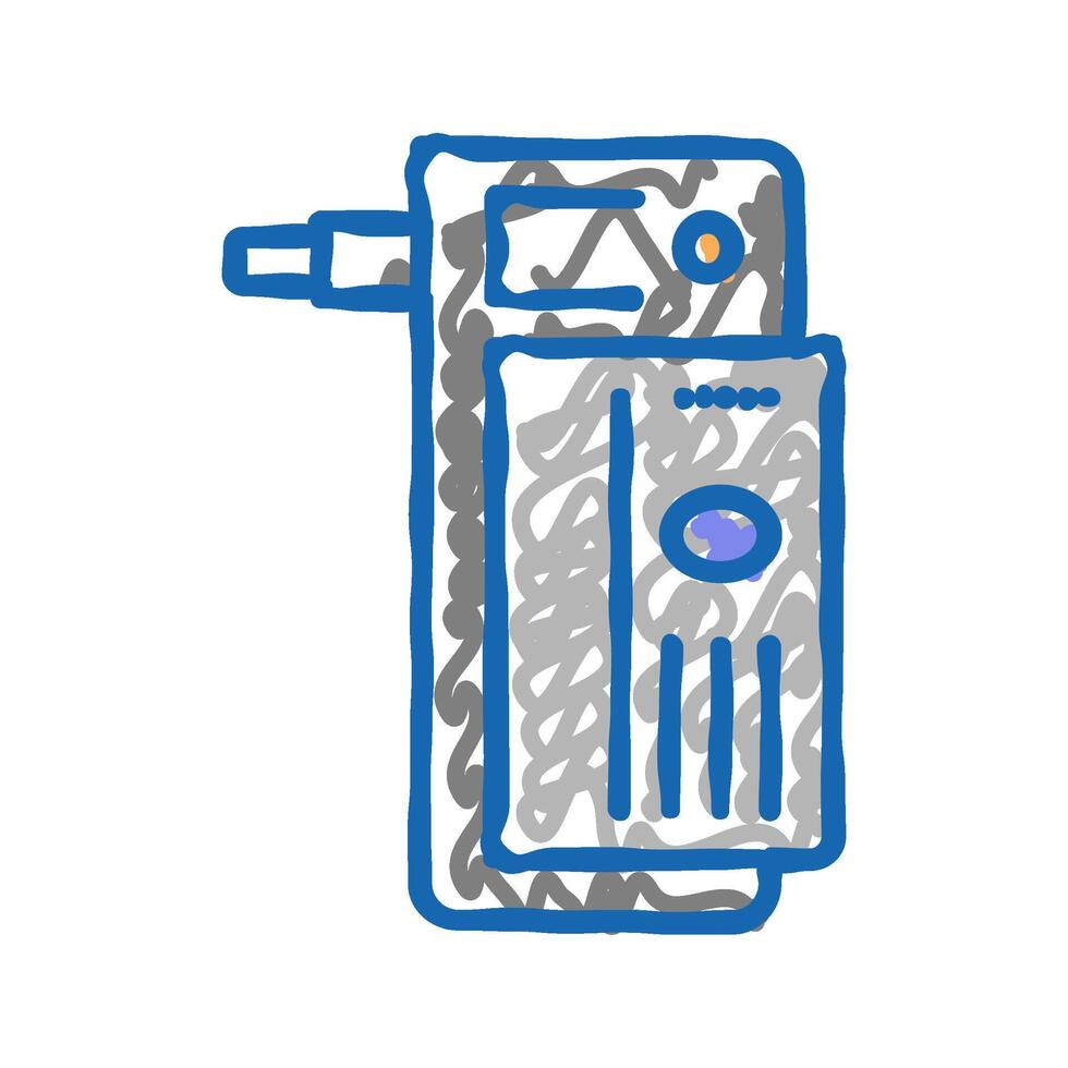electrical adapter icon doodle illustration vector