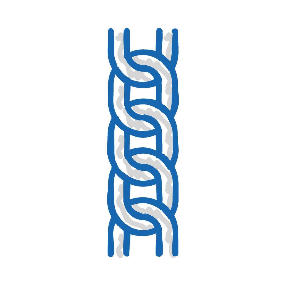 curb chain icon doodle illustration vector