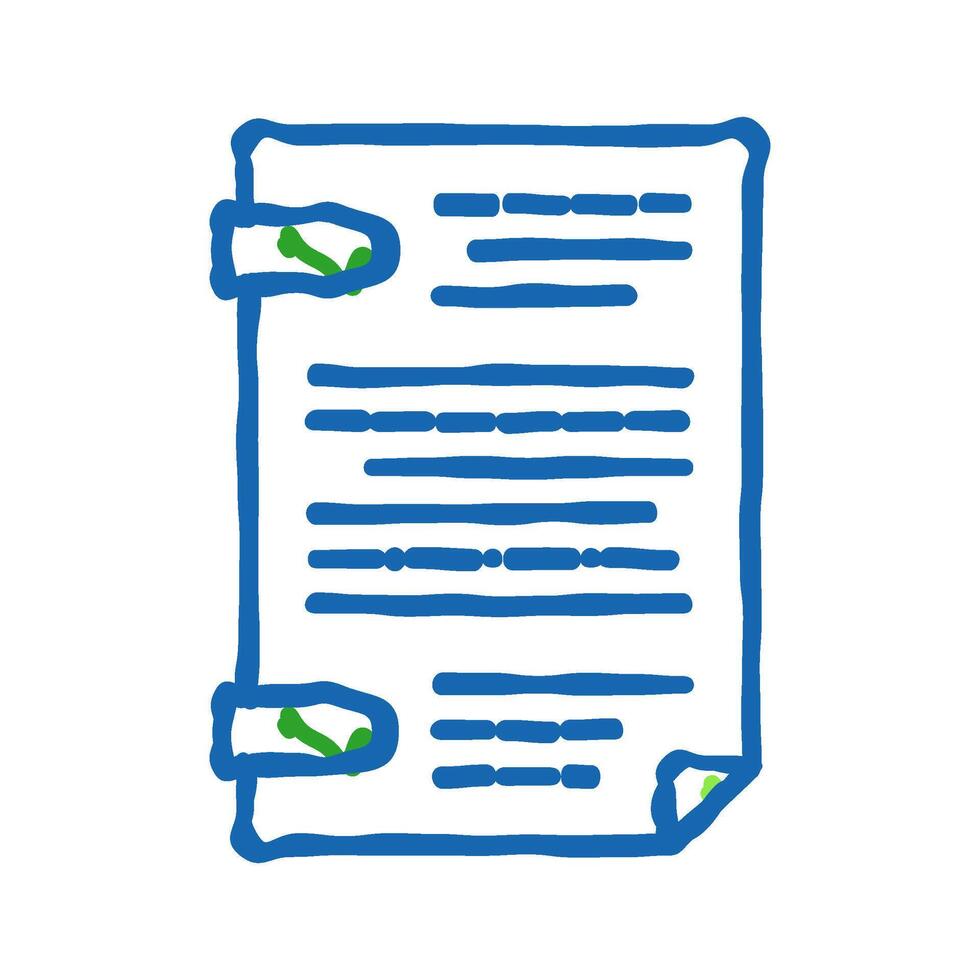 list with arrows icon doodle illustration vector