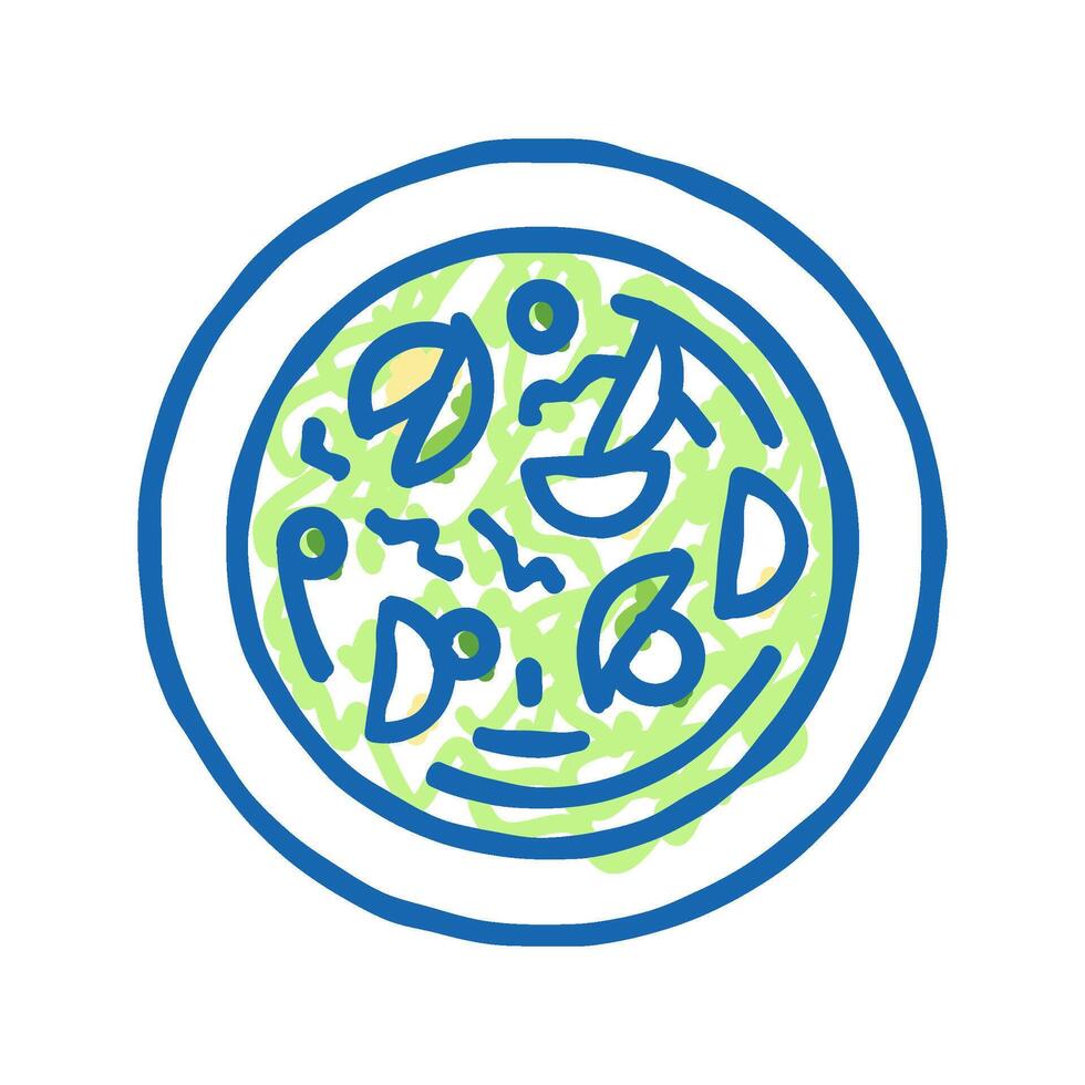 soup cabbage icon doodle illustration vector