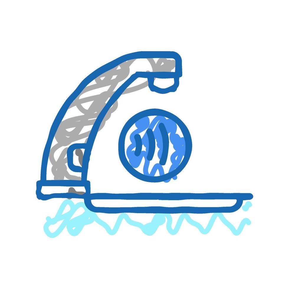faucet contactless icon doodle illustration vector