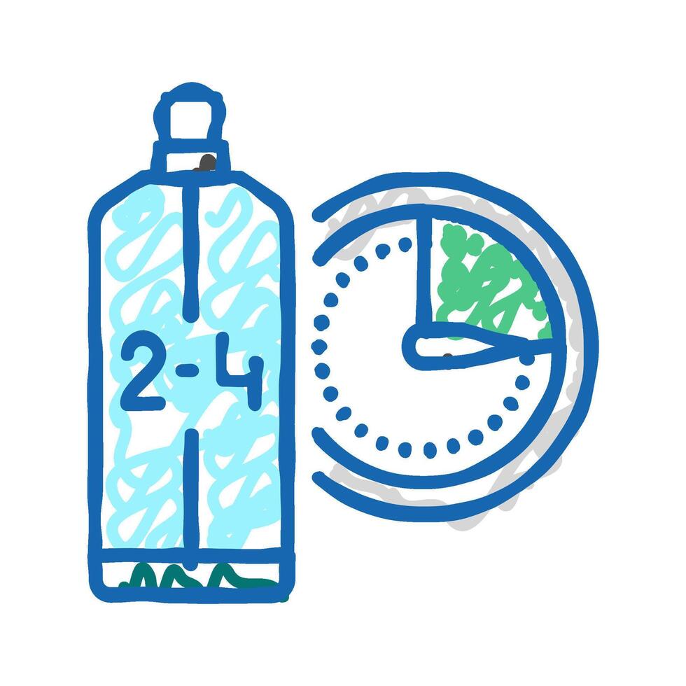 eau de cologne edc cosmetic icon doodle illustration vector