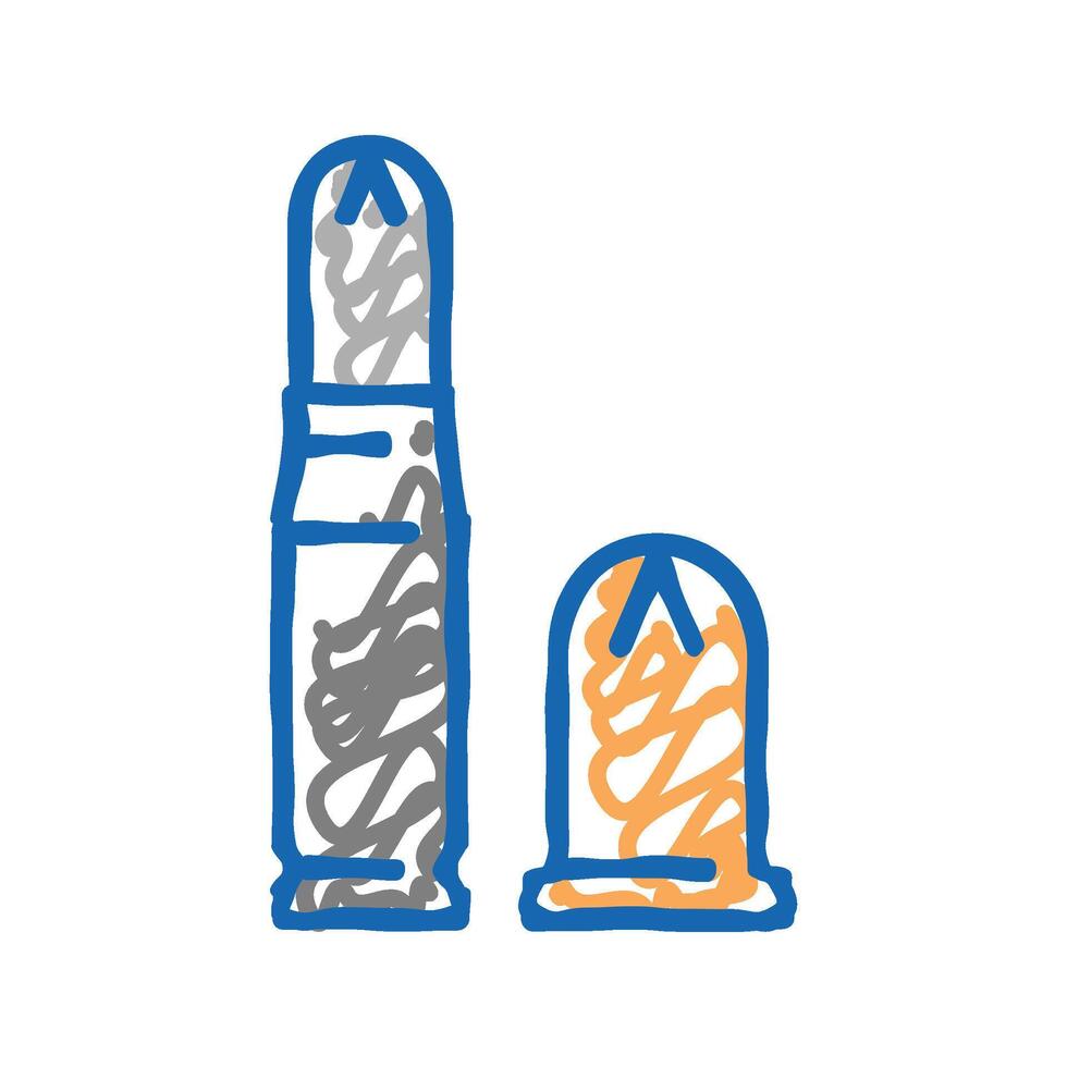 bullet types icon doodle illustration vector