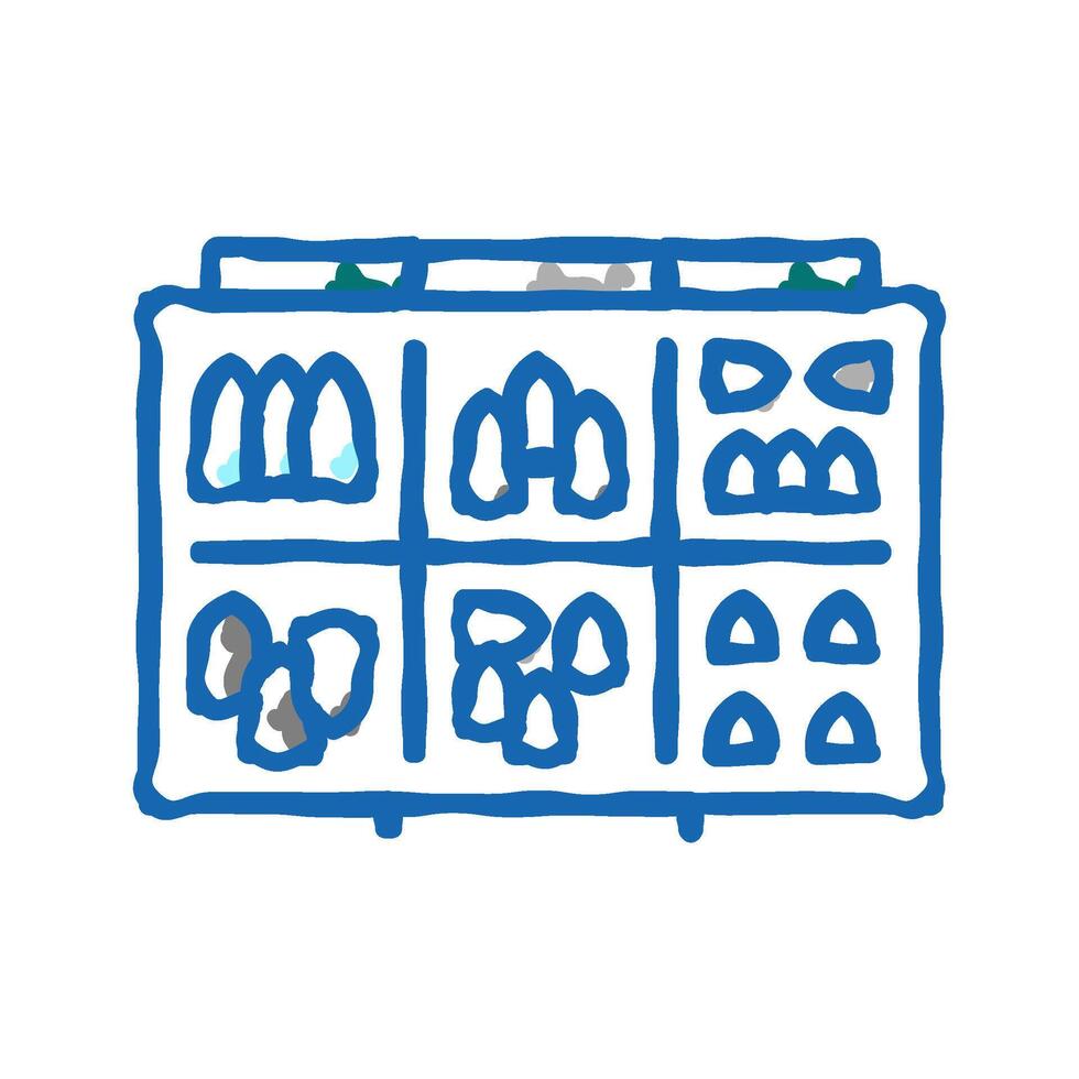 fishing weights icon doodle illustration vector