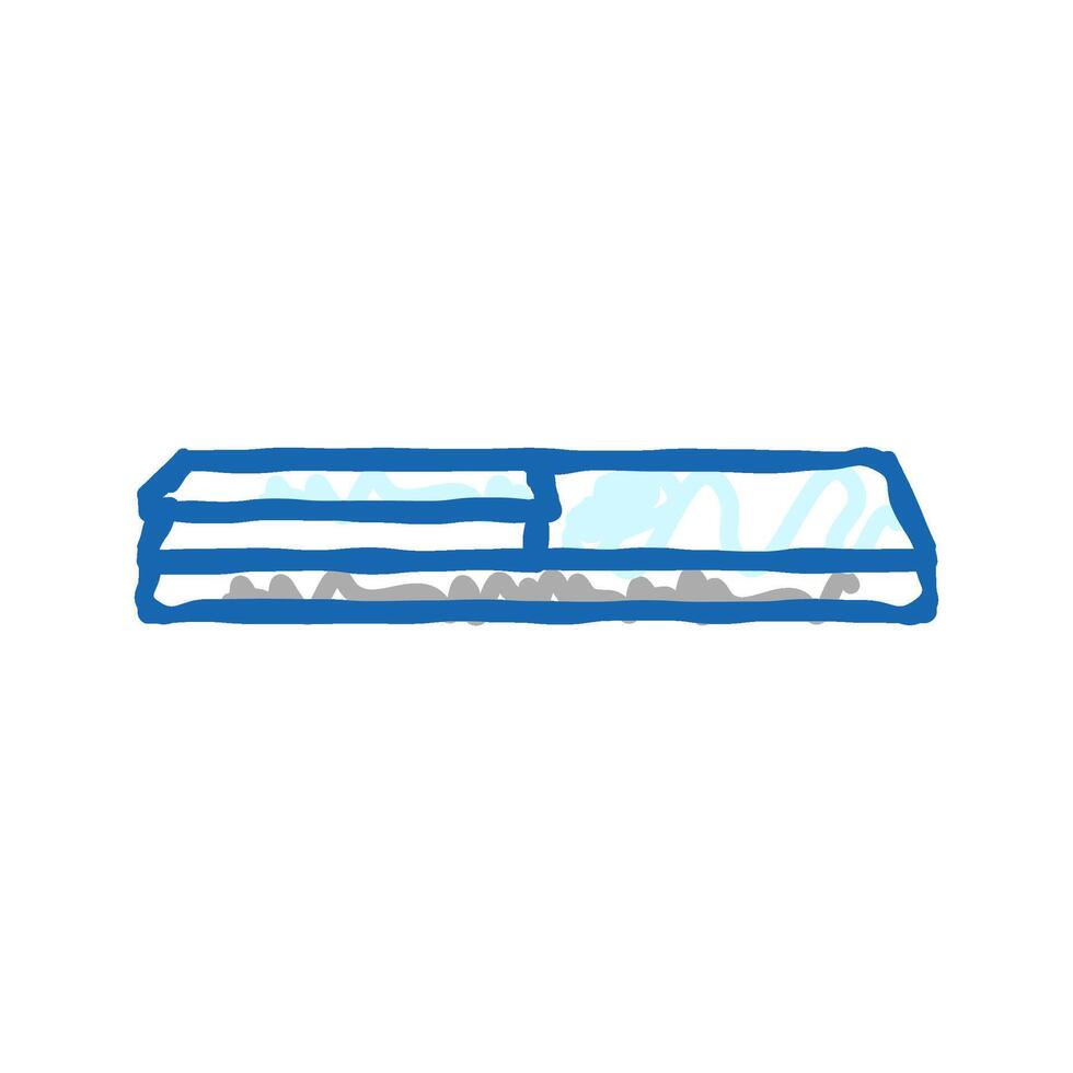 window top view icon doodle illustration vector