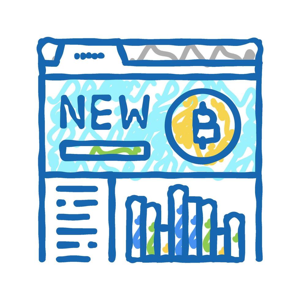 platform ico icon doodle illustration vector