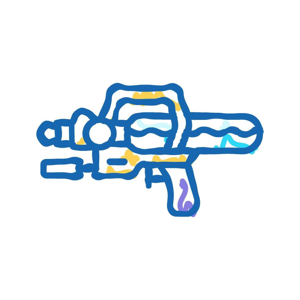 water toy child game play icon doodle illustration vector