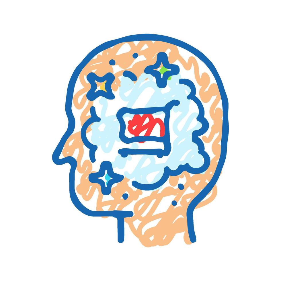 consumer needs consumer behavior icon doodle illustration vector