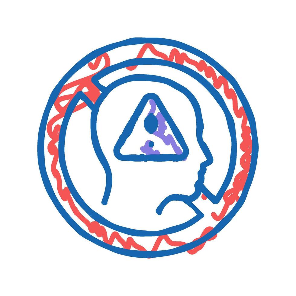 cancel culture icon doodle illustration vector
