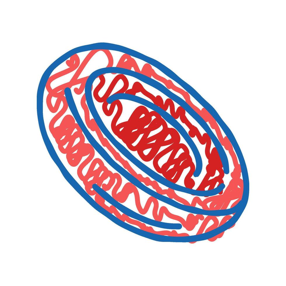 cell blood icon doodle illustration vector