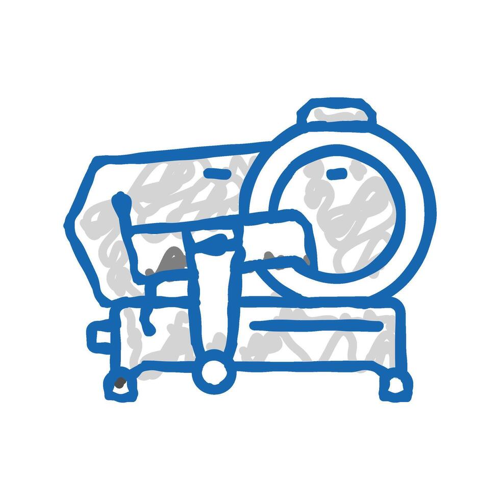meat slicer icon doodle illustration vector
