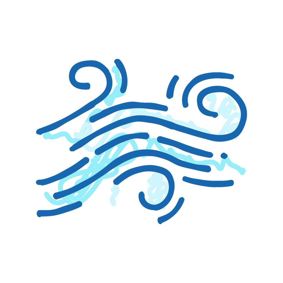 speed turbine icon doodle illustration vector