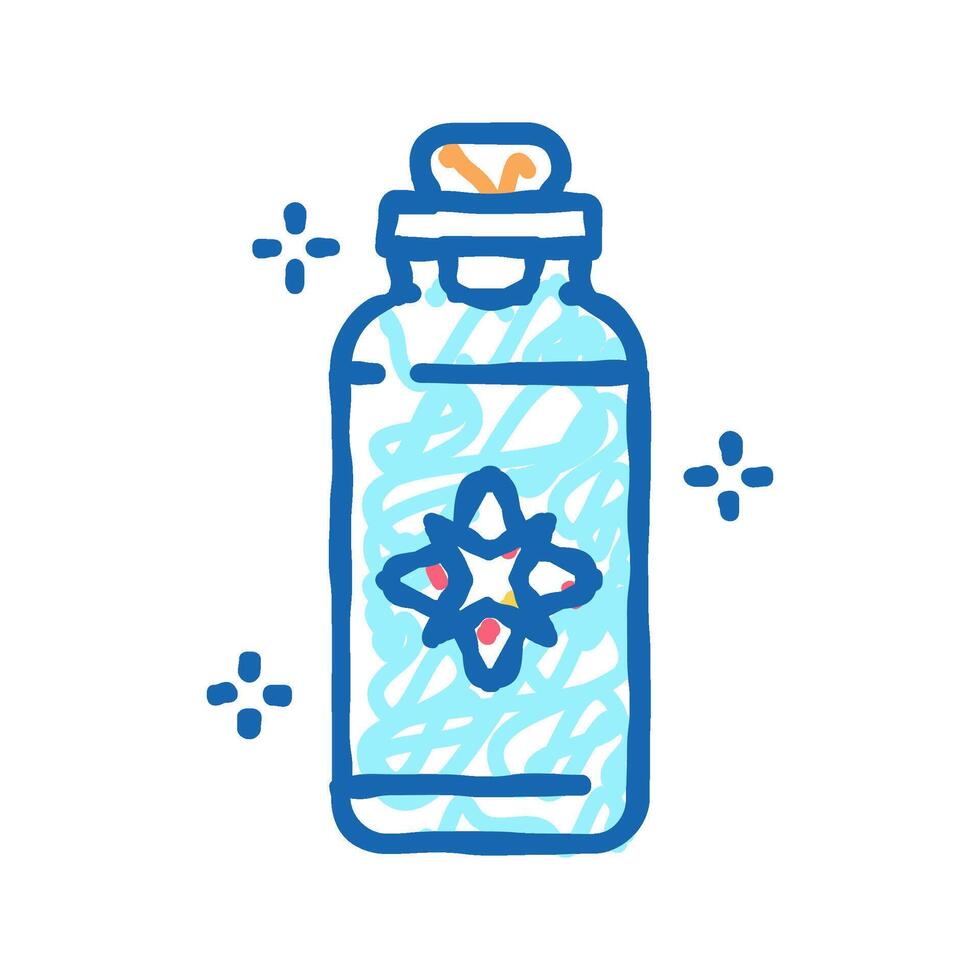 potion boho icon doodle illustration vector