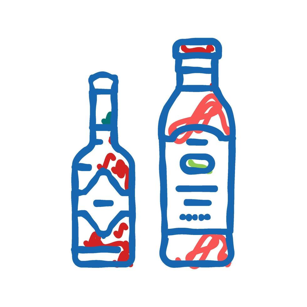 sauce chili icon doodle illustration vector