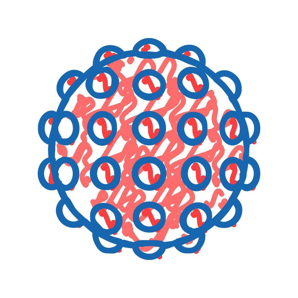 tactile toy fidget icon doodle illustration vector