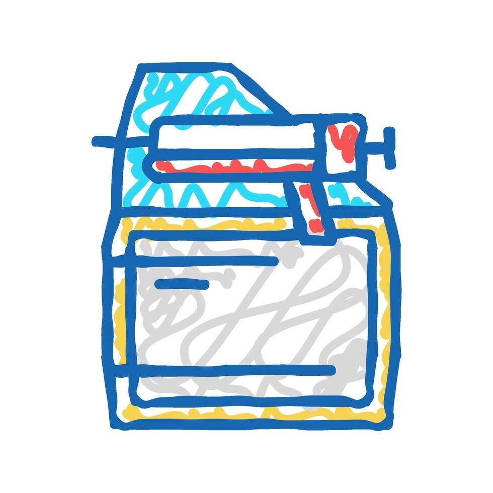 first coat primer icon doodle illustration vector