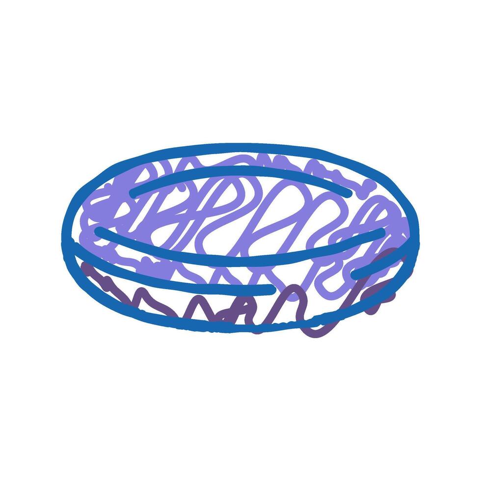worry stones fidget toy icon doodle illustration vector